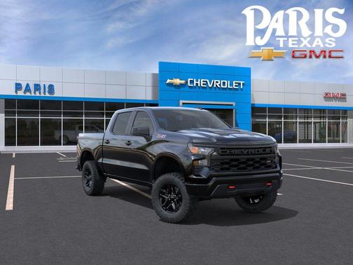 Black 2026 Chevrolet Silverado 1500 Custom Trail Boss