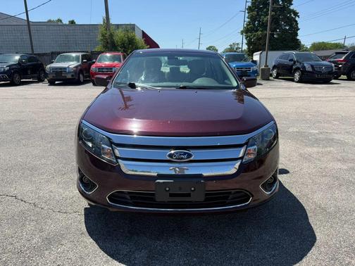 Red 2012 Ford Fusion SEL