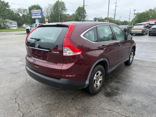 Maroon 2012 Honda CR-V LX