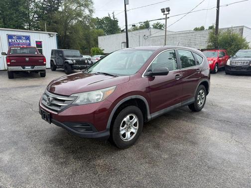 Maroon 2012 Honda CR-V LX