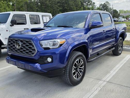 Blue 2023 Toyota Tacoma TRD Sport