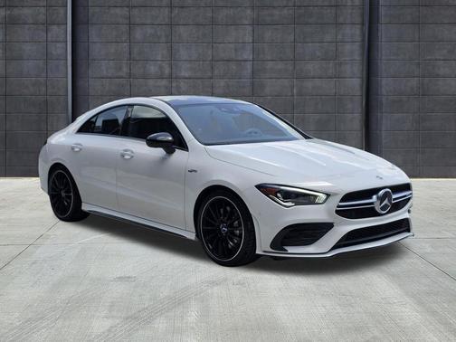 Polar White 2023 Mercedes-Benz AMG CLA 35 Base 4MATIC