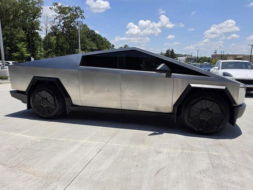 Silver 2024 Tesla Cybertruck CYBERBEAST