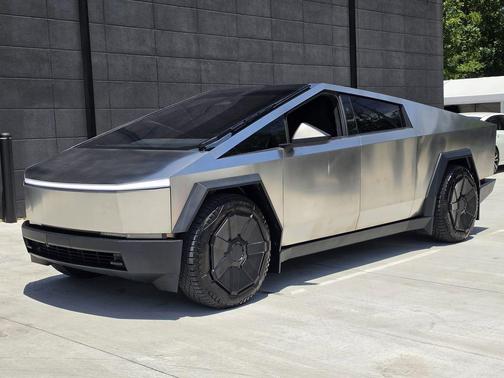 Silver 2024 Tesla Cybertruck CYBERBEAST