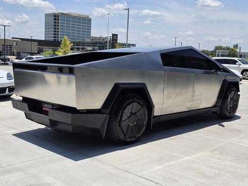 Silver 2024 Tesla Cybertruck CYBERBEAST