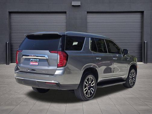 Satin Steel Metallic 2021 GMC Yukon SLT