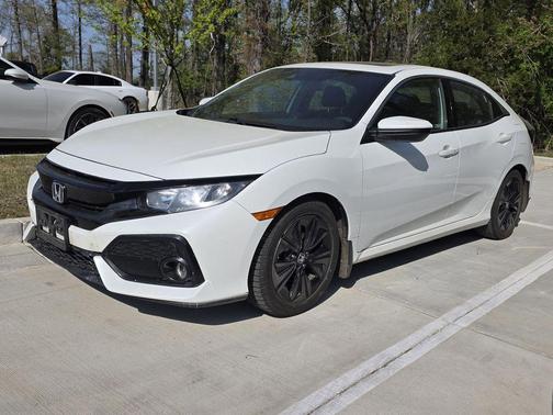 White 2019 Honda Civic EX