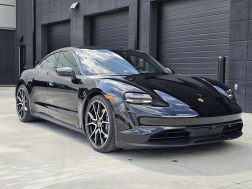 Black 2024 Porsche Taycan Base