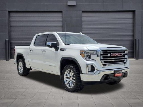 White Frost Tri-Coat 2020 GMC Sierra 1500 SLT