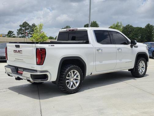White Frost Tri-Coat 2020 GMC Sierra 1500 SLT