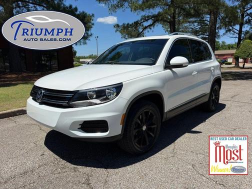 Pure White 2017 Volkswagen Tiguan 2.0T Wolfsburg Edition