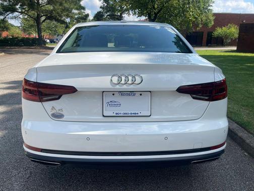 White 2019 Audi A4 Titanium Premium Sedan 4D