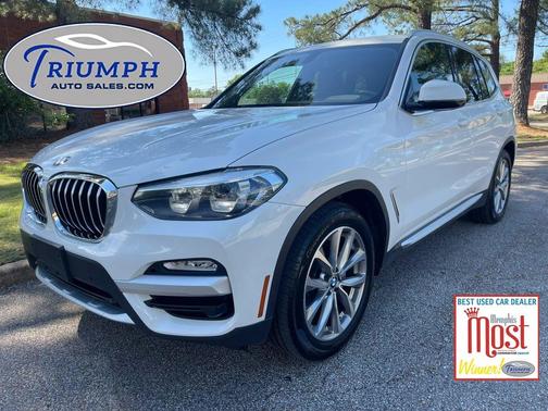 White 2018 BMW X3 xDrive30i