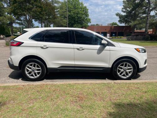 Star White Metallic Tri-Coat 2021 Ford Edge SEL