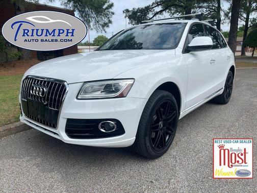 White 2015 Audi Q5 2.0T Premium Plus