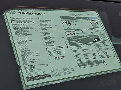 2026 Jeep Gladiator Sport