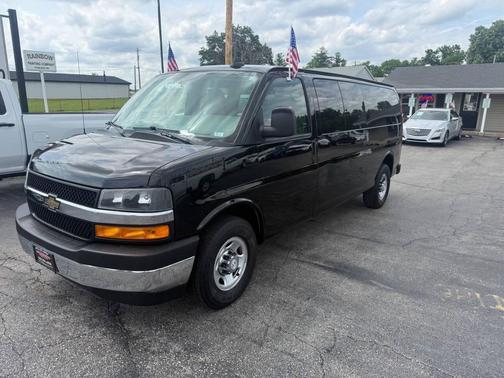 Black 2018 Chevrolet Express 3500 LT