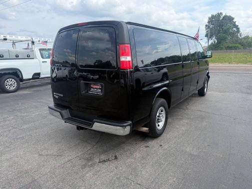 Black 2018 Chevrolet Express 3500 LT