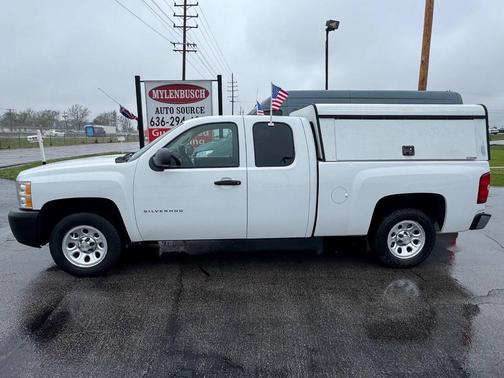 White 2011 Chevrolet Silverado 1500 Work Truck Truck