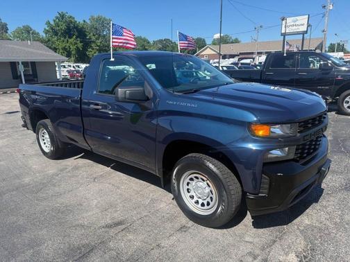 Blue 2021 Chevrolet Silverado 1500 WT