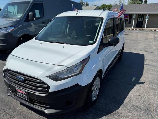 Frozen White 2020 Ford Transit Connect XL w/Rear Liftgate