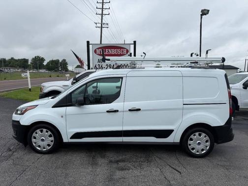 Frozen White 2023 Ford Transit Connect XL Cargo Van