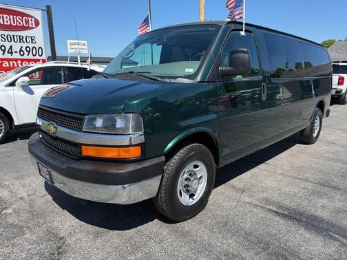 Green 2014 Chevrolet Express 3500 LT