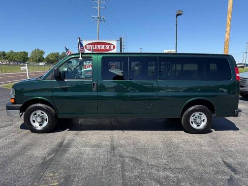 Green 2014 Chevrolet Express 3500 LT