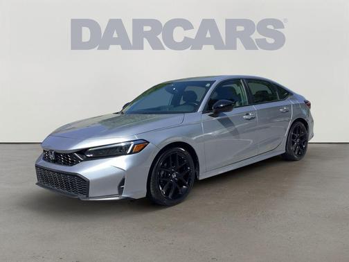 Solar Silver Metallic 2025 Honda Civic Sport