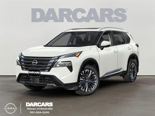 Everest White Pearl Tricoat 2026 Nissan Rogue Platinum