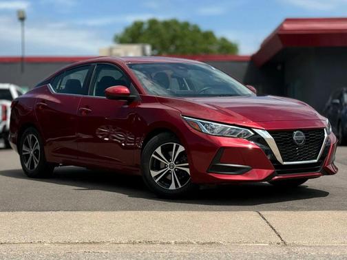 Scarlet Ember Tintcoat 2023 Nissan Sentra SV