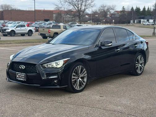 Black Obsidian 2023 INFINITI Q50 3.0t SENSORY