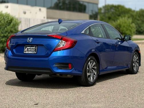 Blue 2018 Honda Civic EX