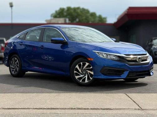 Blue 2018 Honda Civic EX