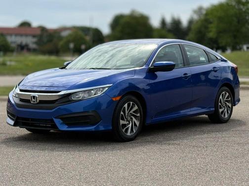 Blue 2018 Honda Civic EX