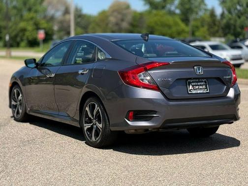 Modern Steel Metallic 2016 Honda Civic Touring