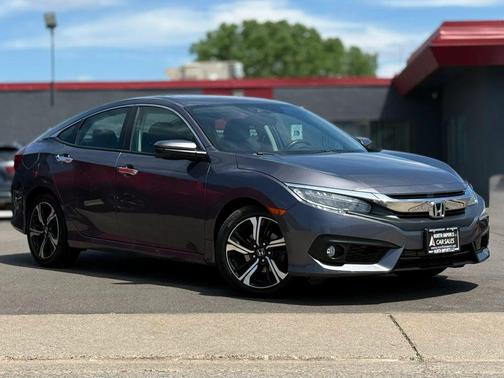 Modern Steel Metallic 2016 Honda Civic Touring