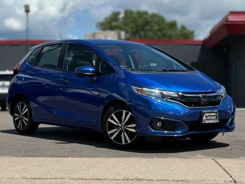 Aegean Blue Metallic 2018 Honda Fit EX-L