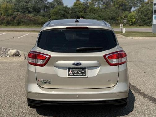 White Gold Metallic 2017 Ford C-Max Energi SE