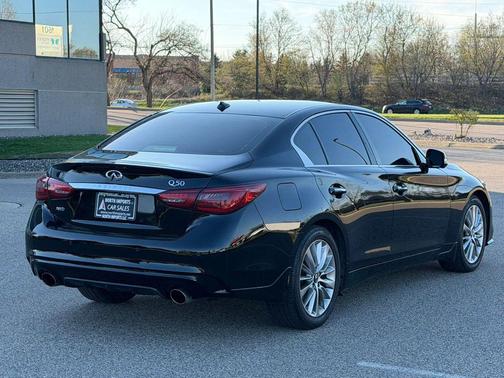 Black Obsidian 2022 INFINITI Q50 3.0t LUXE