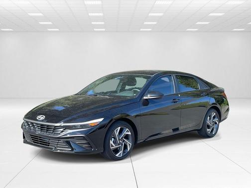 Black 2025 Hyundai ELANTRA SEL Sport
