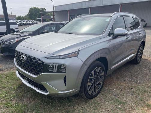 Shimmering Silver Pearl 2023 Hyundai SANTA FE Calligraphy