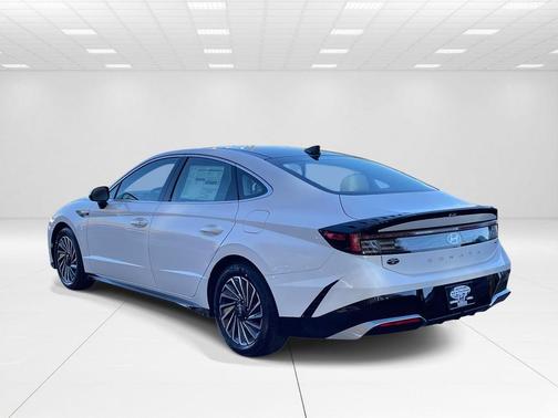 White 2026 Hyundai SONATA Hybrid SEL