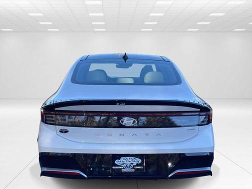 White 2026 Hyundai SONATA Hybrid SEL