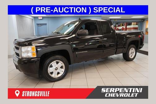 Black 2009 Chevrolet Silverado 1500 LT Extended Cab