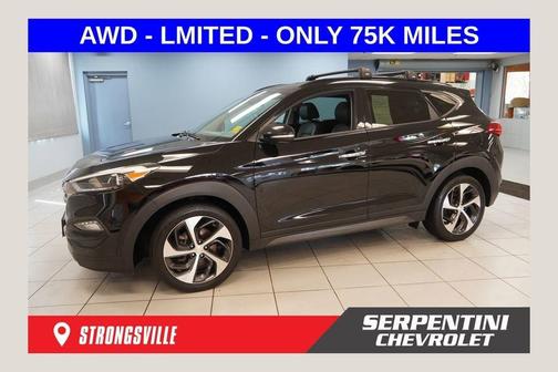 Ash Black 2016 Hyundai TUCSON Limited