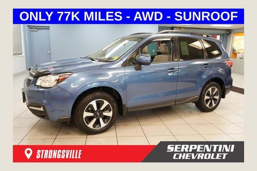 Quartz Blue Pearl 2018 Subaru Forester 2.5i Premium