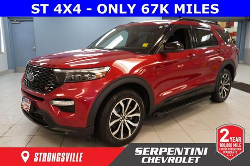 Rapid Red Metallic Tinted Clearcoat 2020 Ford Explorer ST