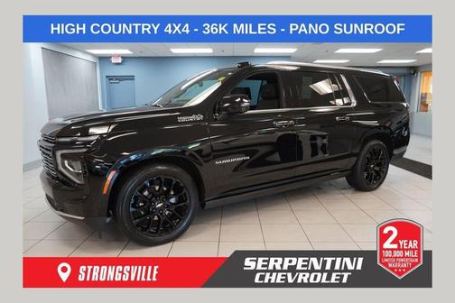 Black 2025 Chevrolet Suburban High Country