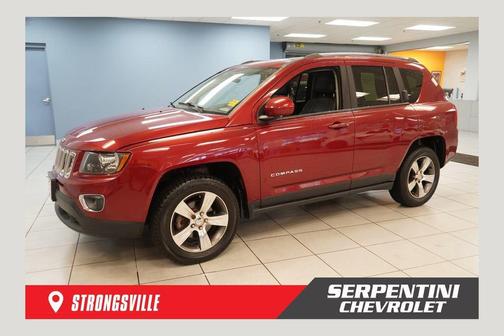 Deep Cherry Red Crystal Pearlcoat 2016 Jeep Compass High Altitude